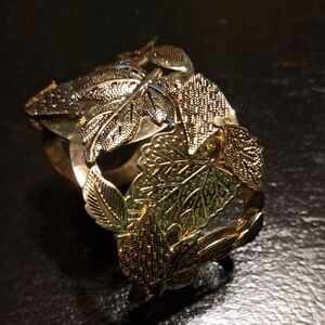 Nature Leaf Cuff Bracelet